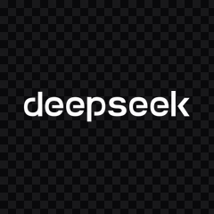 DeepSeek white wordmark PNG