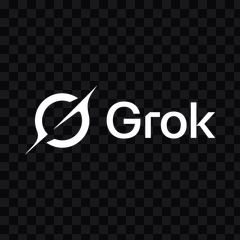 Grok / xAI white logo PNG