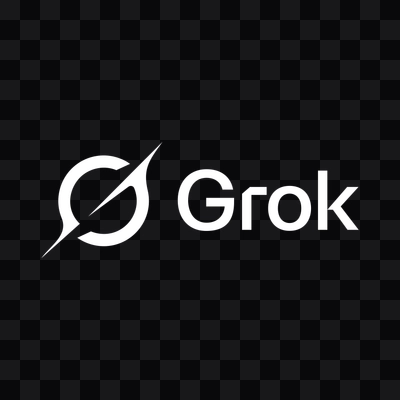 Grok / xAI white logo in PNG format