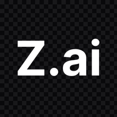 Z AI white wordmark PNG