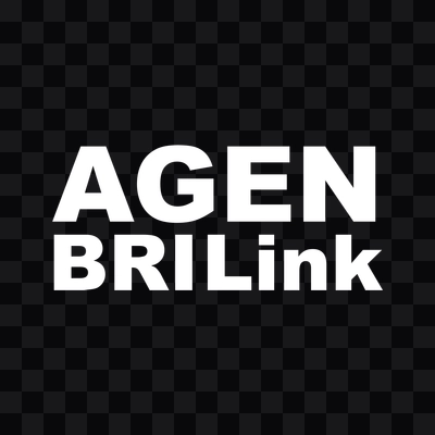 Agen BRILink white logo in PNG format
