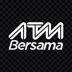 ATM Bersama white logo PNG