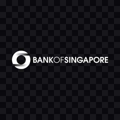 Bank of Singapore white logo in PNG format