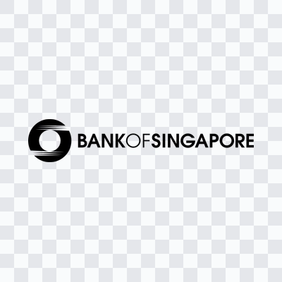Bank of Singapore black logo in PNG format