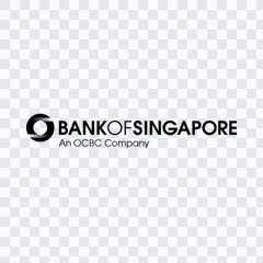 Bank of Singapore black logo PNG