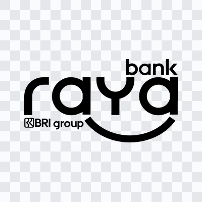 Bank Raya black logo in PNG format