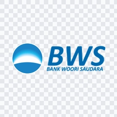 logo Bank Woori Saudara berwarna PNG