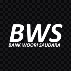 wordmark Bank Woori Saudara putih PNG