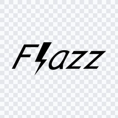 Flazz BCA black logo PNG