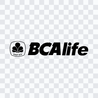 Logo BCA Life hitam format PNG