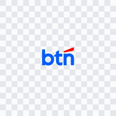 Bank BTN colored logo in PNG format