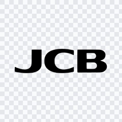 JCB black wordmark PNG