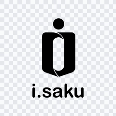 logo isaku hitam PNG