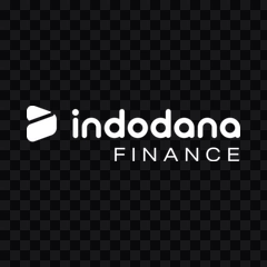 logo Indodana putih PNG
