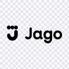 Bank Jago black logo PNG