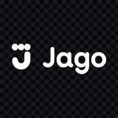 Bank Jago white logo PNG