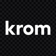 wordmark Krom Bank putih PNG