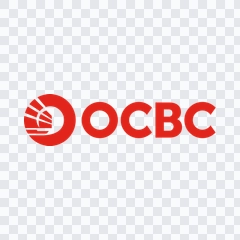 OCBC Bank colored logo PNG