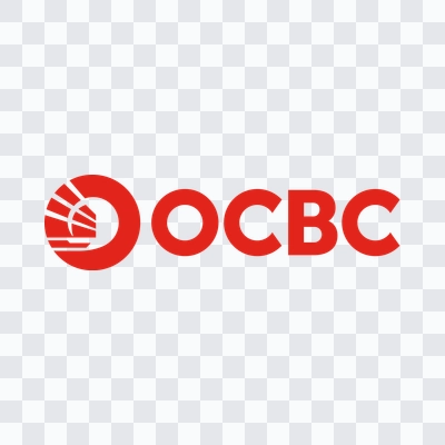 OCBC Bank colored logo in PNG format