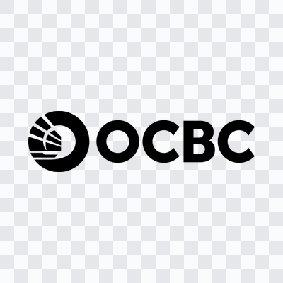OCBC Bank black logo in PNG format