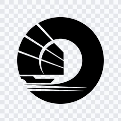 OCBC Bank black icon PNG