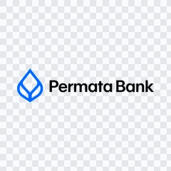 logo Bank Permata berwarna PNG