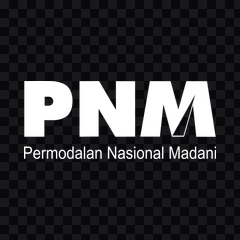 PNM (Permodalan Nasional Madani) white logo PNG