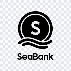 SeaBank black logo PNG