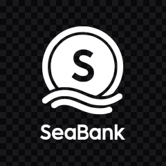 SeaBank white logo PNG