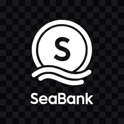 SeaBank logo png white download