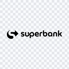 logo Super Bank hitam PNG