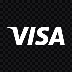 Visa white logo PNG
