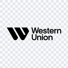 Western Union black logo PNG