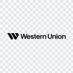 Western Union black logo PNG