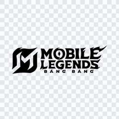 Mobile Legends black logo PNG