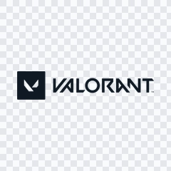 VALORANT black logo PNG