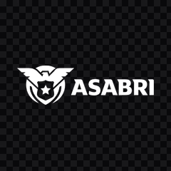 Asabri white logo PNG