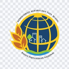 logo Kementerian Agraria dan Tata Ruang (ATR / BPN) berwarna PNG