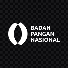 logo Badan Pangan Nasional / Bapanas putih PNG