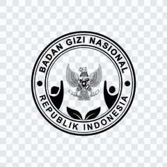Badan Gizi Nasional (BGN) black logo PNG