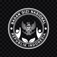 Badan Gizi Nasional (BGN) white logo PNG