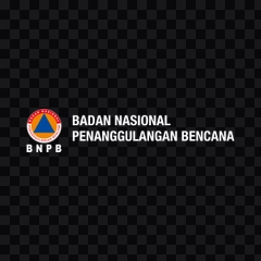logo Badan Nasional Penanggulangan Bencana (BNPB) putih PNG