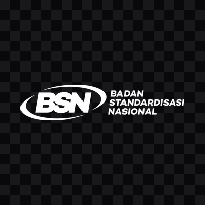 Badan Standardisasi Nasional / BSN white logo in PNG format