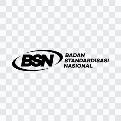 Badan Standardisasi Nasional / BSN black logo in PNG format