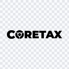 Coretax black logo PNG