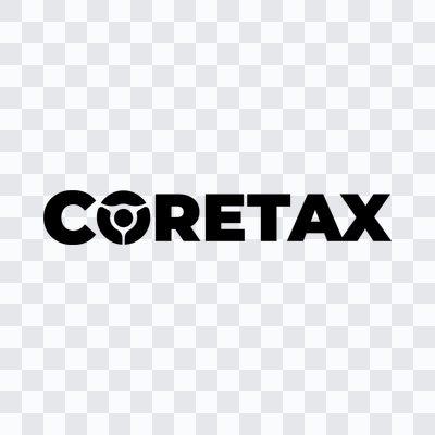 Coretax logo png black download