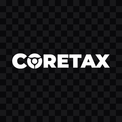 Coretax logo png white download