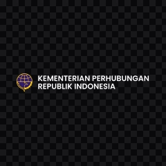 Kementerian Perhubungan (Kemenhub) light logo PNG