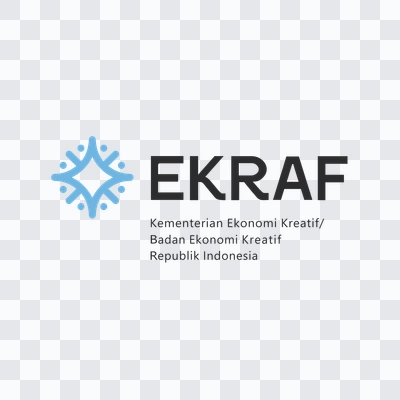 Kementerian Ekonomi Kreatif (Ekraf) colored logo in PNG format
