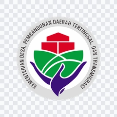 logo Kementerian Desa & PDT / Kemendesa berwarna PNG